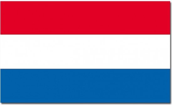 Luxe vlag Nederland 150 x 225 cm