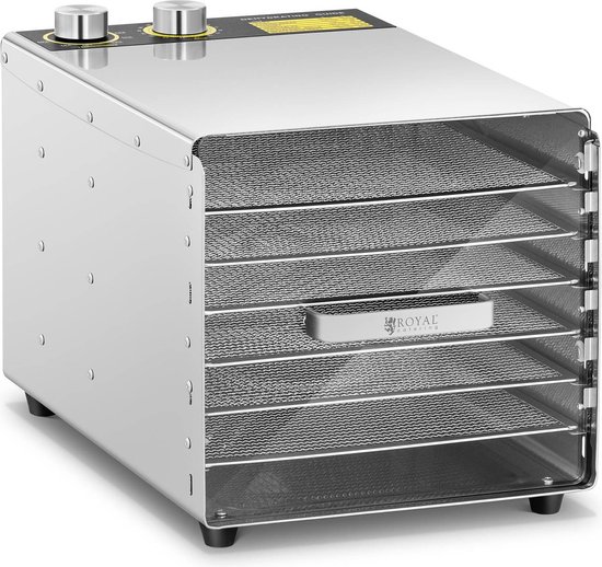 Royal Catering Voedsel Droger - 500 W - 6 rekken