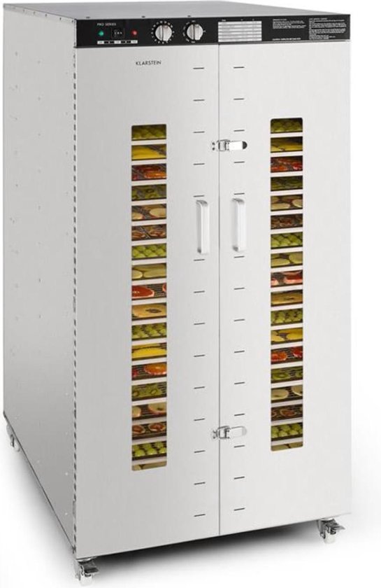 Klarstein Master Jerky - Droogautomaat - Voedseldroger - Timer - rvs zilver