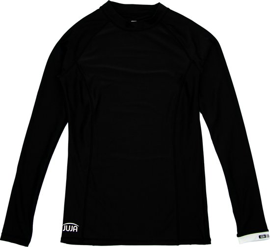 JUJA - UV-Zwemshirt met lange mouwen voor vrouwen - UPF50+ - Solid - Zwart - maat S (36)