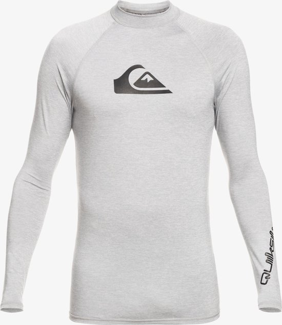 Quiksilver - UV-Zwemshirt met lange mouwen voor mannen - All time - Grijs - maat S