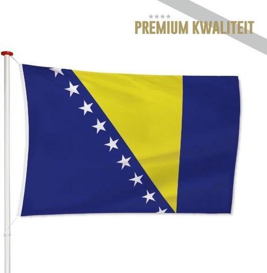 Bosnische Vlag Bosnië-Herzegovina 200x300cm - Kwaliteitsvlag - Geschikt voor buiten