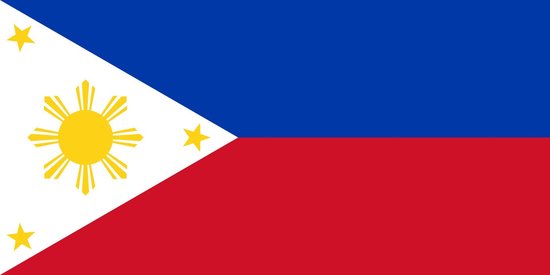Vlag Filipijnen 50x75cm