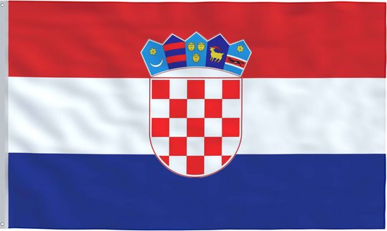 vidaXL-Vlag-Kroatië-90x150-cm