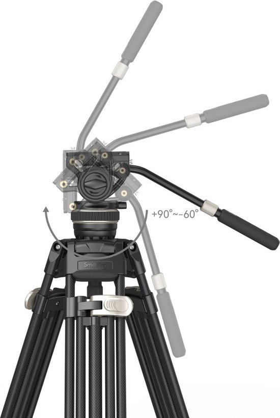 SmallRig 3989 FreeBlazer Heavy-Duty Carbon Fiber Tripod Kit