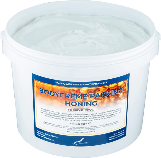 Bodycrème Pakking Honing 10 liter