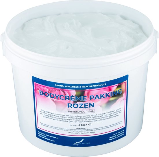 Bodycrème Pakking Rozen 10 liter