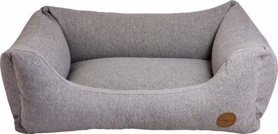 Jack and Vanilla Hampton orthopedisch Sofa Licht Grijs Large 117x82x28 - orthopedische hondenmand