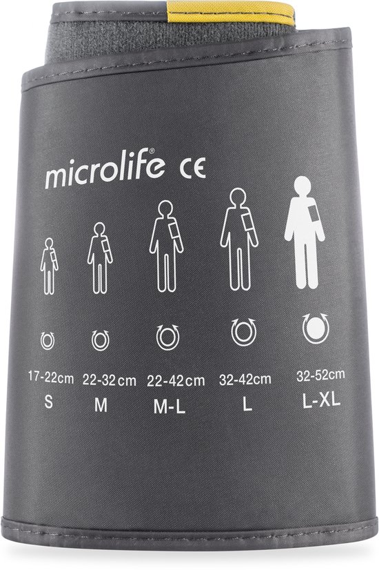 Microlife Flexibel Manchet - Maat L-XL (32-52cm) - Klinisch gevalideerd - Geschikt voor brede armomtrek en alleen te gebruiken met een Microlife Bovenarm Bloeddrukmeter