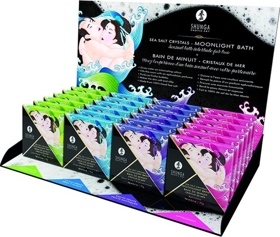 24 Box Display Oriental Crystals Bath Salts