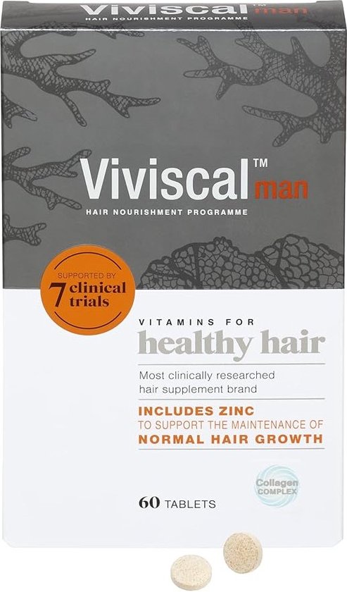 Viviscal Man Haargroei Supplement 60 st.