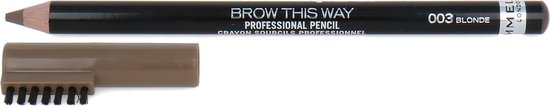 Rimmel Brow This Way Professional Wenkbrauwpotlood - 003 Blonde