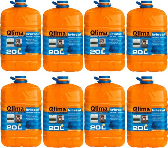Qlima Kristal premium kachelbrandstof 20ltr 8 stuks