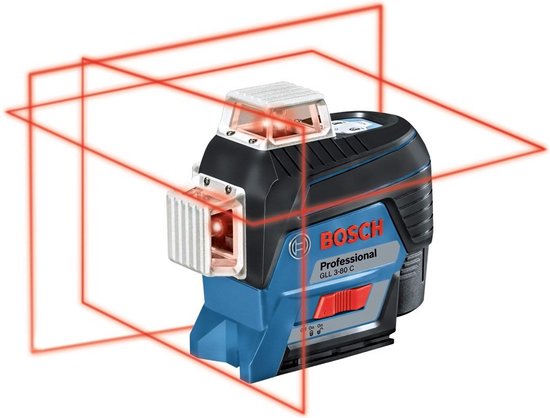 Bosch GLL 3-80 C 12V Li-Ion accu lijnlaser (4x LR6) + BT150 statief