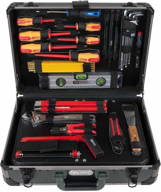KS Tools Elektriciens gereedschapsset 1/4" + 1/2“ 128-delig 911.0628