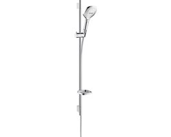 hansgrohe Raindance Select E 120 / Unica'S Puro Glijstangset - 90 cm - Chroom - 3 straalsoorten - Diameter handdouche 120 mm