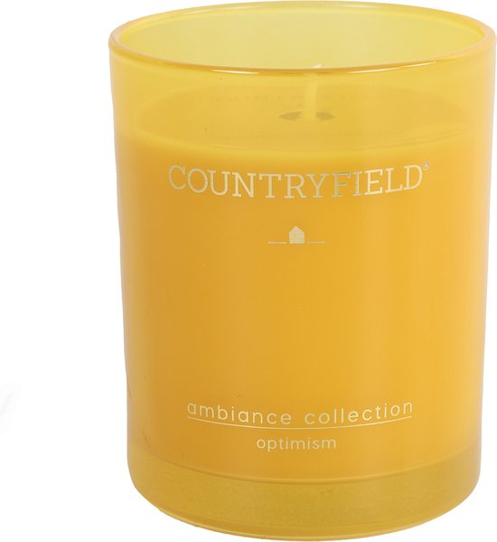 Countryfield Geurkaars Optimism | Ambiance Collection | Okergeel | Ø7 cm