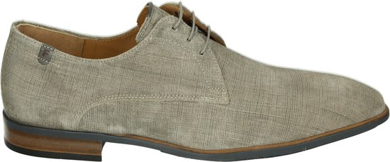 Floris van Bommel SFM-30295-22-01 - Volwassenen Heren veterschoen - Kleur: Taupe - Maat: 44.5