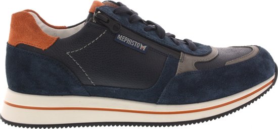 Heren Veterschoenen Mephisto Gilford Mulberry Blauw - Maat 9