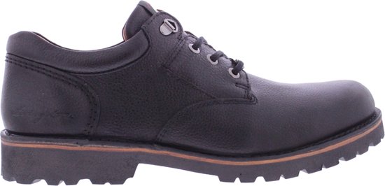 Livingstone Amsterdam - 48051-9800 - Veterschoen - Zwart - Leer - Wijdtemaat I / 9 - Schoenmaat 44 / UK 10