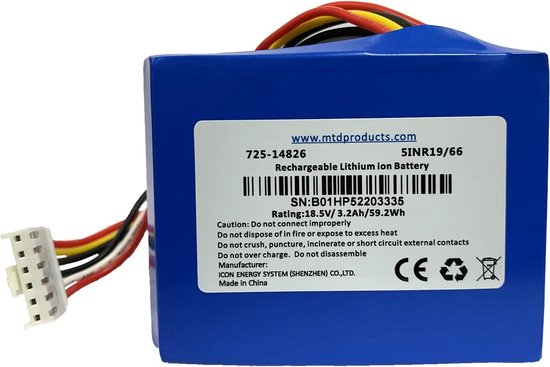 Robomow Accu - Accu voor RK2000 en RK2000pro - Battery 5 Ah