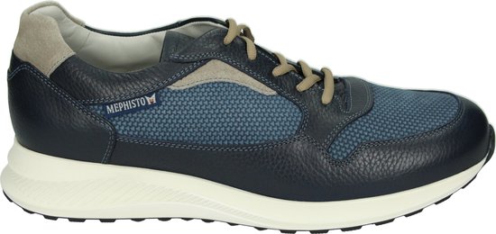 Mephisto DAVIS OR. - Volwassenen Heren sneakersVrije tijdsschoenen - Kleur: Blauw - Maat: 42.5
