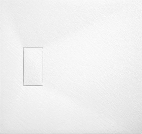 Mawialux douchebak - SMC leisteen - Mat wit - 90x90cm - TR9090MW