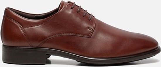 Ecco Citytray veterschoenen cognac - Maat 46