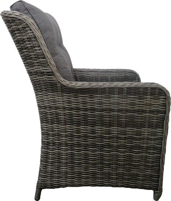 7-delige tuinset | 6 Sevilla tuinstoelen (AG) | 230cm tuintafel | Wicker & Keramiek