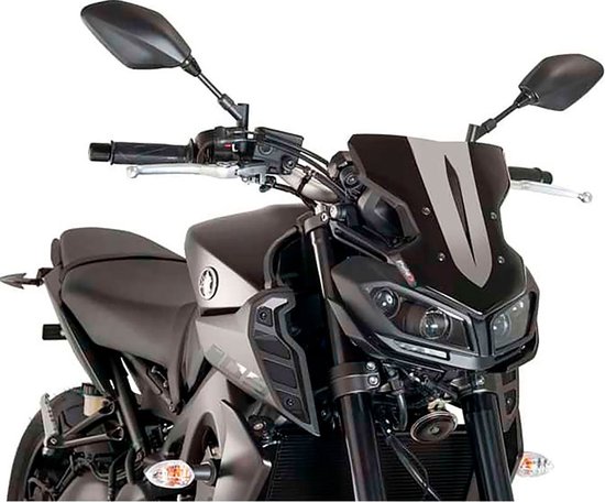 Puig Carenabris New Generation Sport Windscherm Yamaha Fz- 09/mt-09/mt-09 Sp Zwart