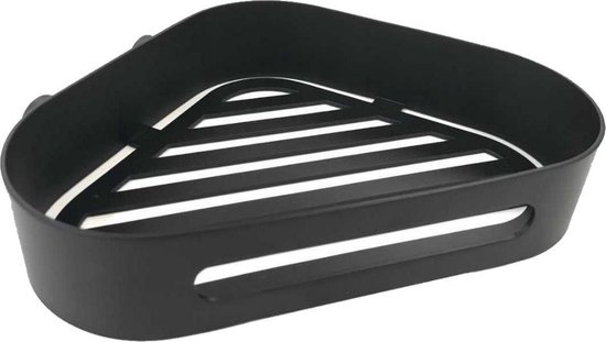 Design zeephouder S5 hoekmodel RVS mat zwart