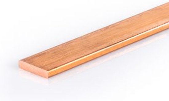 Koper platstaf 30x6mm x1000mm