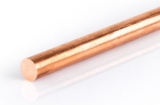 Koper rondstaf 80mm x500mm