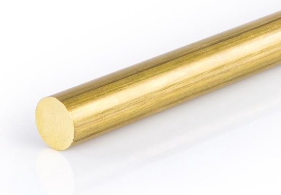 Messing rondstaf 35mm x 250mm