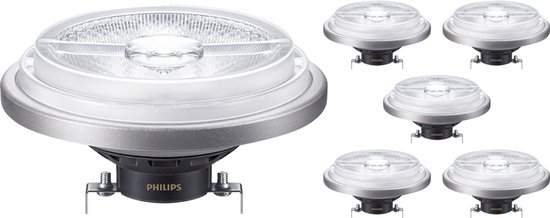 Voordeelpak 6x Philips MASTER LEDspot G53 AR111 10.8W 927 - Vervangt 50W