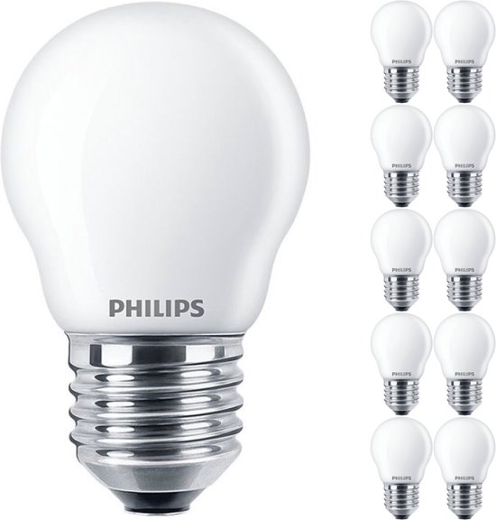 Voordeelpak 10x Philips Master Value LEDluster E27 Kogel Mat 3.4W 470lm - 927 Zeer Warm Wit | Beste Kleurweergave - Dimbaar - Vervangt 40W