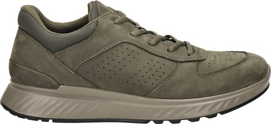 Ecco Exostride M Sneakers groen Nubuck - Maat 43