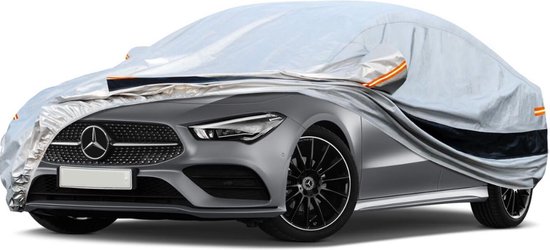 Elysium - Autohoes Voor Buiten - Autohoes Autobeschermhoes - Afdekhoes Auto - Beschermhoes Auto - Zilver
