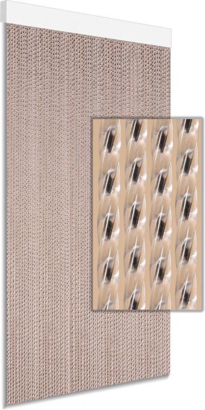 DEGOR Vliegengordijn Milan Zwart 90x210