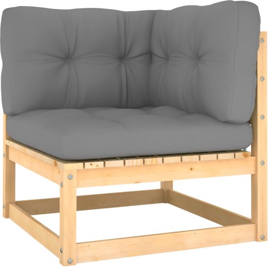 vidaXL-7-delige-Loungeset-met-kussens-massief-grenenhout