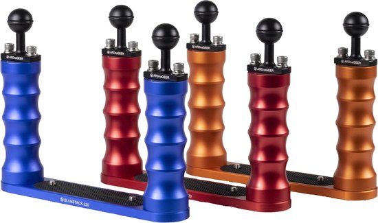 Anchor Dive Lights - BLUESTACK 220 - Camera tray medium – 2 Handvatten met bal