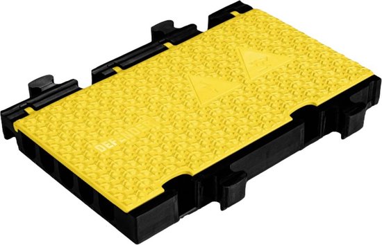 DEFENDER by Adam Hall Kabelbrug-middenstuk 869350 Polyurethaan Zwart/geel Aantal kanalen: 5 475 mm Inhoud: 1 stuk(s)