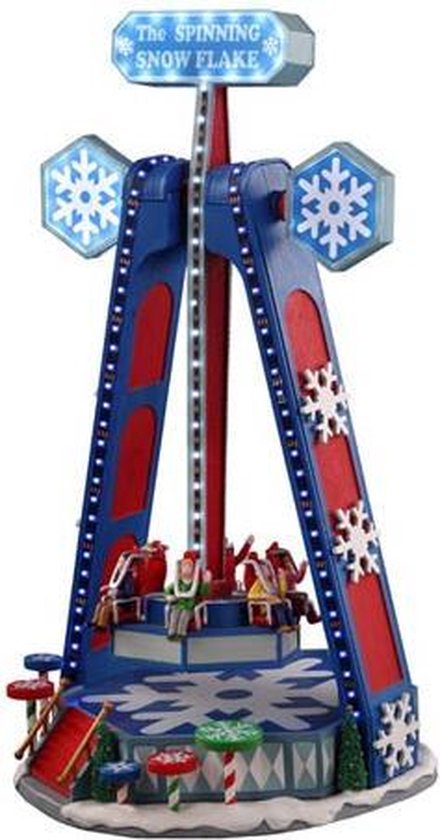 Lemax - The Spinning Snowflake- Version II - With 4.5v Adaptor - Kersthuisjes & Kerstdorpen