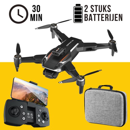 Killerbee GX1 Raptor - GPS Drone met camera en obstakel ontwijking - Voor kinderen en volwassenen - Inclusief 2 batterijen - 30 minuten vliegtijd - brushless motoren