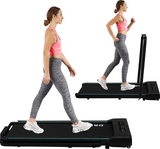 Dreaver S340 Loopband - Inklapbaar - 1-10km/u - Inclusief Beschermmat - Wandelband - Walking Pad - Opvouwbare Loopband - Walkingpad - Treadmill - Loopband Elektrisch