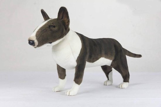 Knuffel Hond Bull terrier 69 cm, Hansa