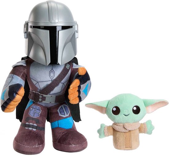 Mattel Games Star Wars Mandalorian Grogu Teddy Veelkleurig