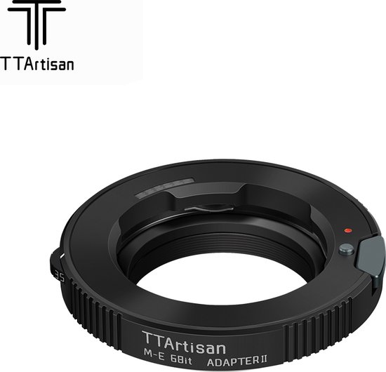 TT Artisan - Adapter - Leica M lens op Sony E camera 6 Bit II Adapter, zwart