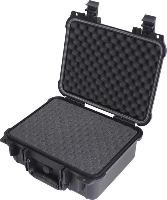 Koffer - Iron Case - Harde Cover voor Canon EOS 2000D | Zwart | Zelf Uitsnijden| Accessoires voor Spiegelreflexcamera / Bescherming / Protectie| Waterdicht