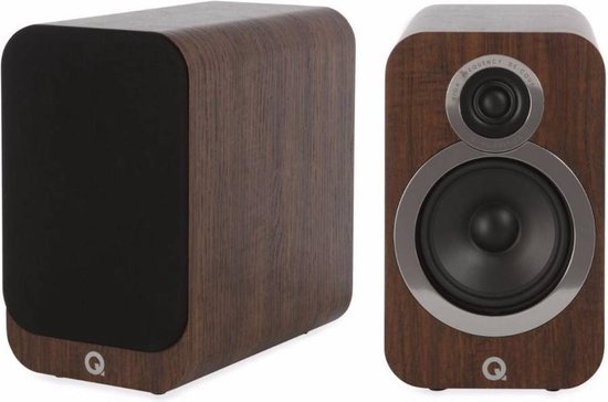 Q Acoustics 3020i - Boekenplank Luidspreker - Walnoot (per paar)